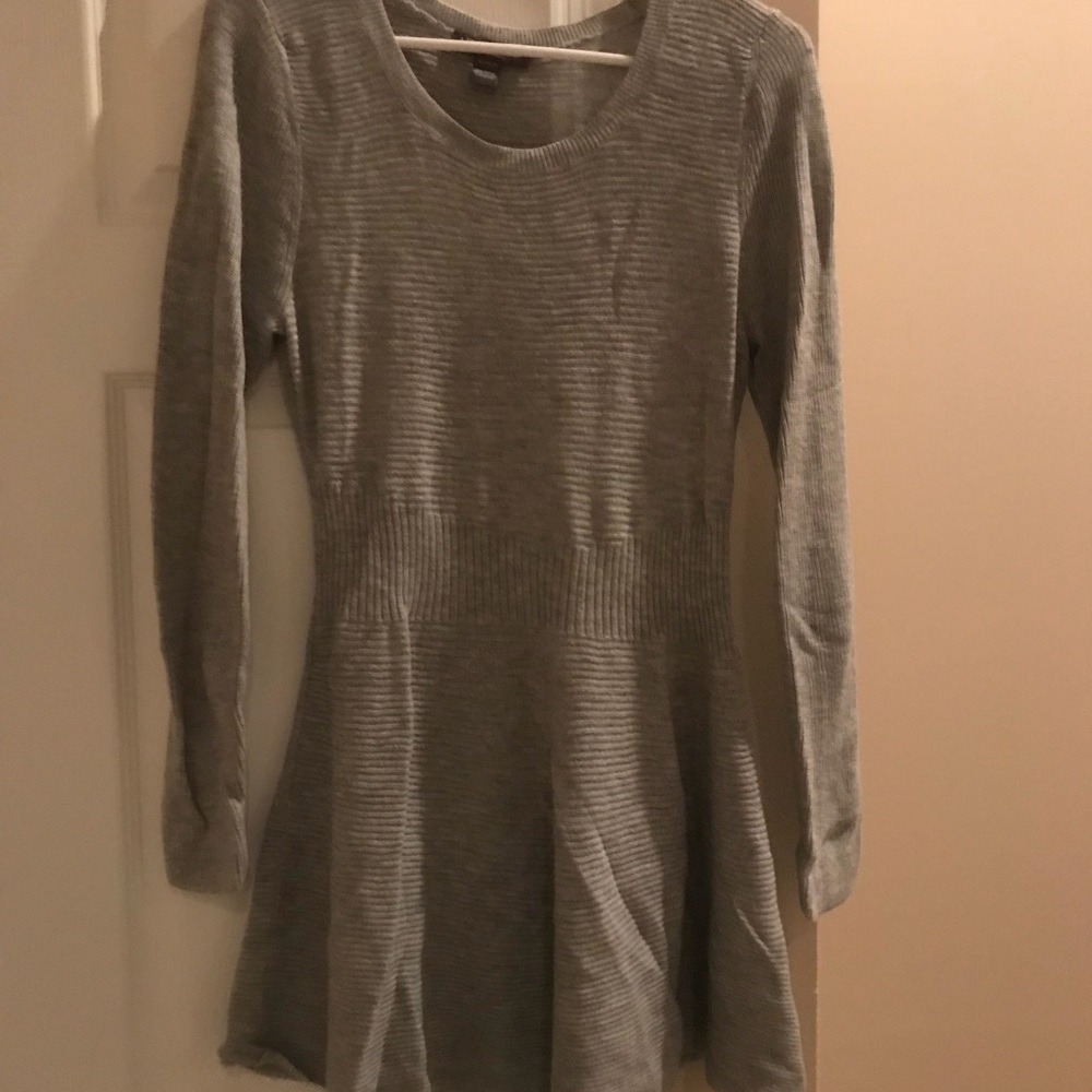 Maternity flare sweater dress